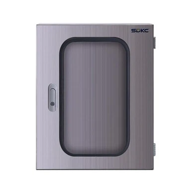 Recintes d’acer inoxidable amb portes dobles